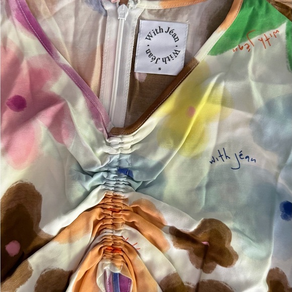 With Jean Multicolor Ruched Dress - Picture 5 of 7